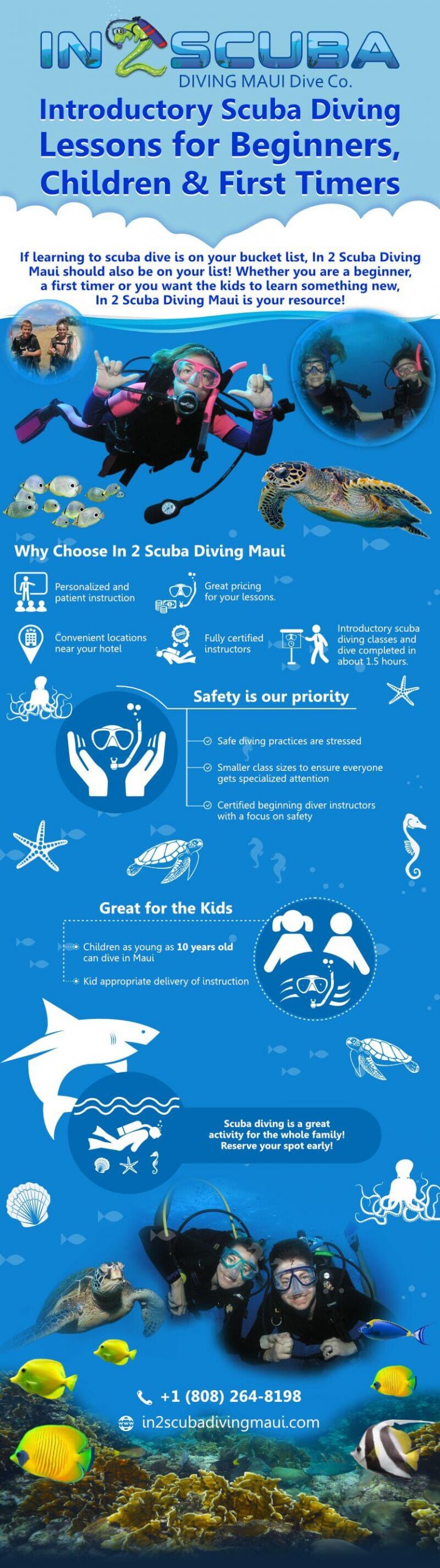 Introductory Scuba Diving Lessons For Beginners Children And First