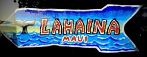 Lahaina art sign